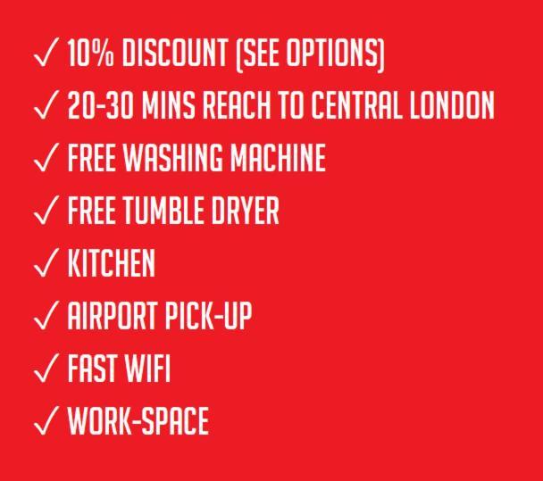 Elephant & Castle - Zone 2 - Private Rooms - Shared Bathroom London Eksteriør billede